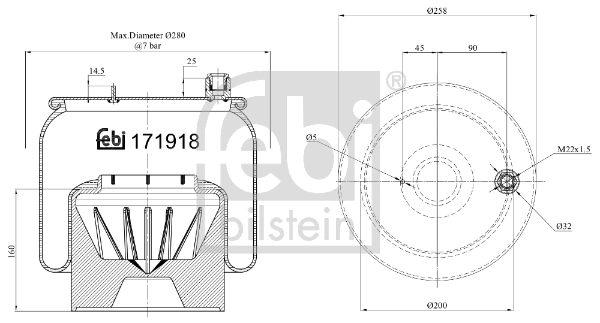 Bellow, air suspension